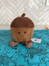 Jellycat Amuseables Acorn Brand New With Tags + Dust Bag RETIRED NEW