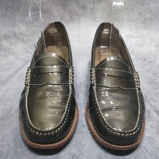 G.H. Bass Weejuns Katherine II Black Leather Penny Loafers 8.5W 3401 001
