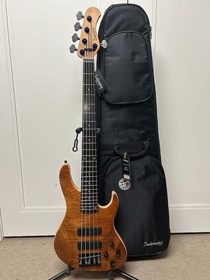 Sadowsky Metroline 24 Fret Modern 2025 LTD Edition 5 String Bass Guitar Natural