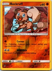 Rockruff 73/145 Guardians Rising Reverse Holo