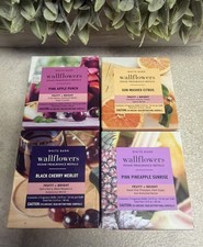 Bath  Body Works 4 Double Pack Wallflower Refills Mixed Scents NEW