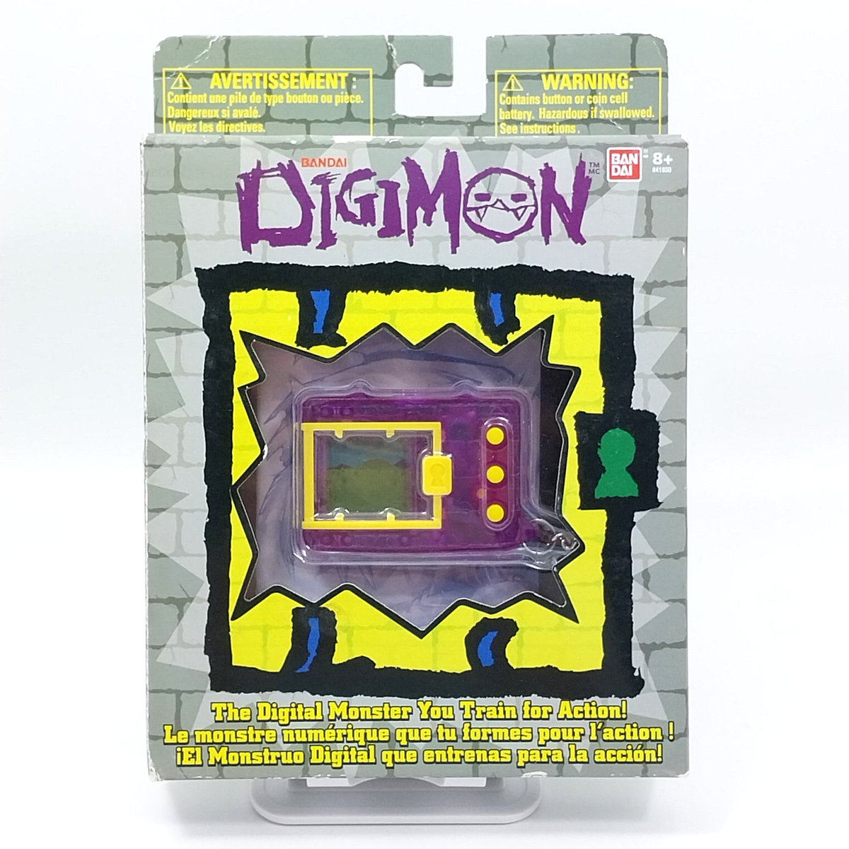 Digimon Digivice Virtual Pet Monster Translucent Purple Bandai