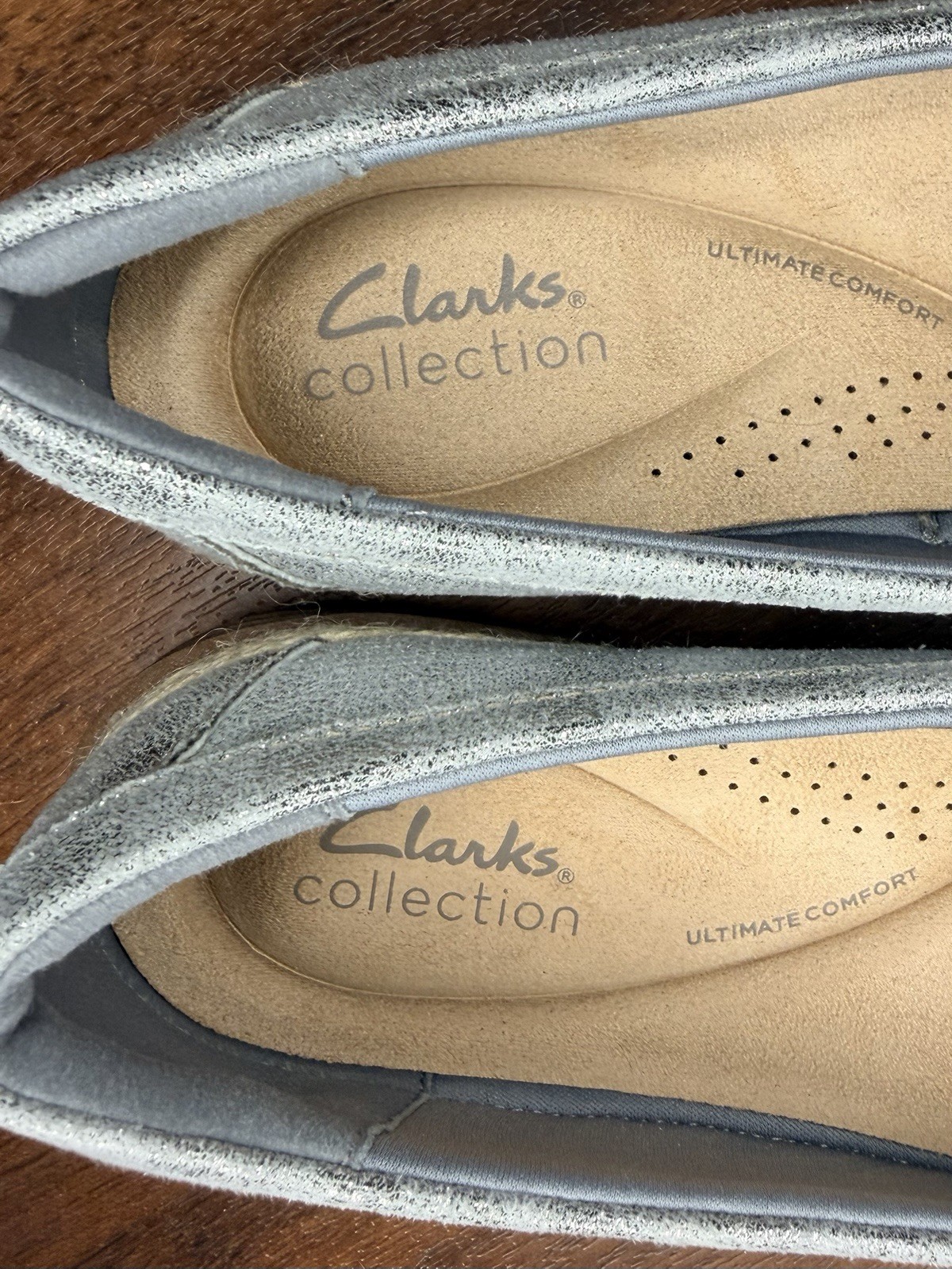 Clarks Collection Elaina Echo Silver Metallic Esp… - image 4