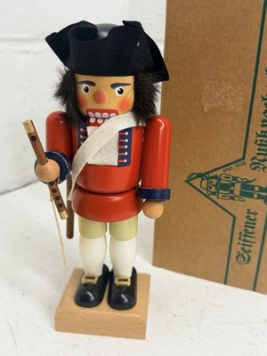 Vintage Steinbach Nutcracker w/ Tags Christmas Fifer Red