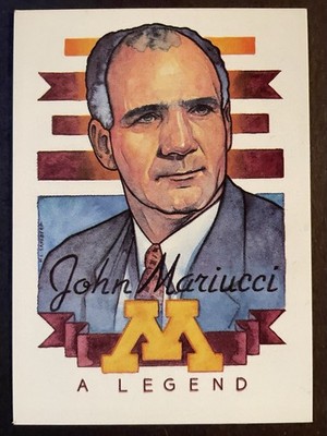 1994/95 Minnesota Golden Gophers John Mariucci Legend Hockey Card