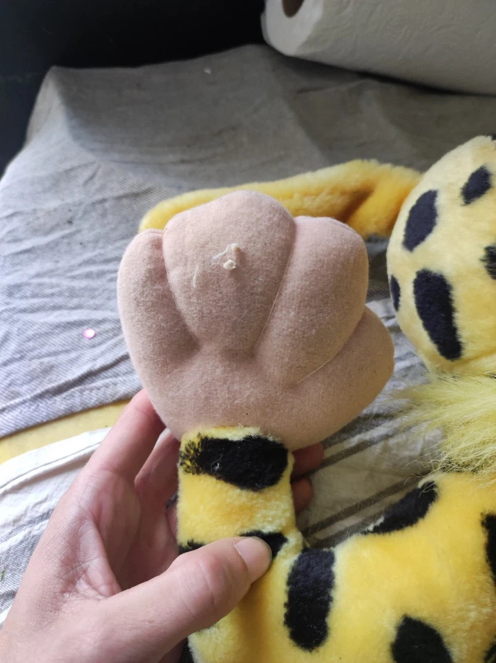 rare peluche marsupilami vintage 1994 disney ideal loisirs (sans queue) 42 cm - Photo 3/4