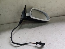 2009 AUDI A3 8P DRIVER RIGHT SIDE WING MIRROR WHITE 021000