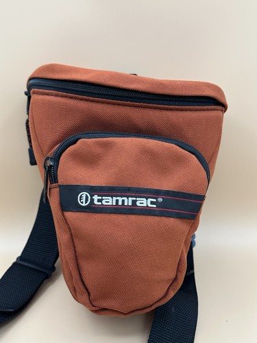 Tamrac Model 515 Compact Zoom Pack fondina borsa fotocamera rossa made in USA VINTAGE 1989