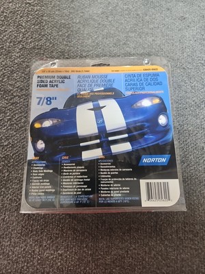 Norton 05622 Double-Sided Automotive Attachment Tape 20 yd x 7/8 in x 0.045 Inch