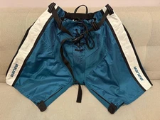 Rare! San Jose Sharks Bauer Pro Stock Hockey Pant Shell Teal Size Medium