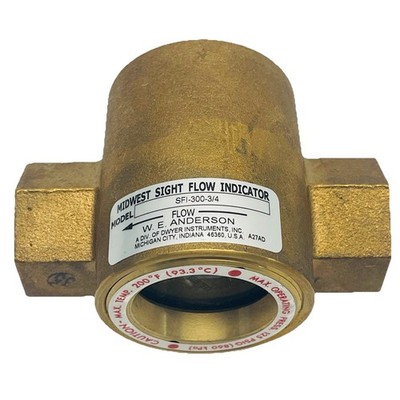 W.E. ANDERSON SFI-300-3/4  FLOW INDICATOR