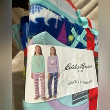 Eddie Bauer Kids Pajama Set - Blue and Pink