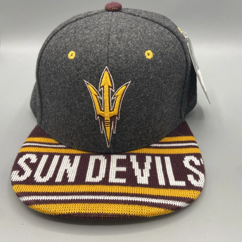 Arizona State ASU Sun Devils NCAA Zephyr The Z Snapback Hat Adjustable Sparky - Image 2 of 4