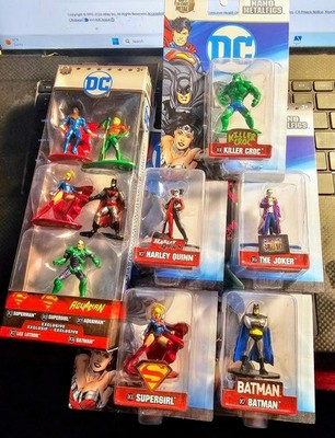 10 different DC COMICS Nano Metalfigs BATMAN, HARLEY, KILLER CROC, JOKER, +++