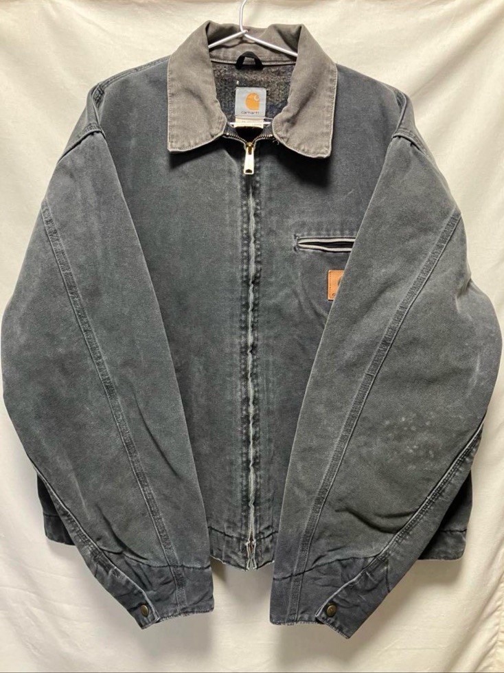 Carhartt デトロイトジャケット J97 PTL Made in USA Carhartt Detroit Jacket J97 PTL Petrol Faded Distressed