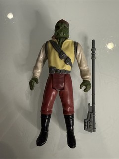 Vintage Star Wars Barada Last 17 POTF komplette Actionfigur 1985 Kenner