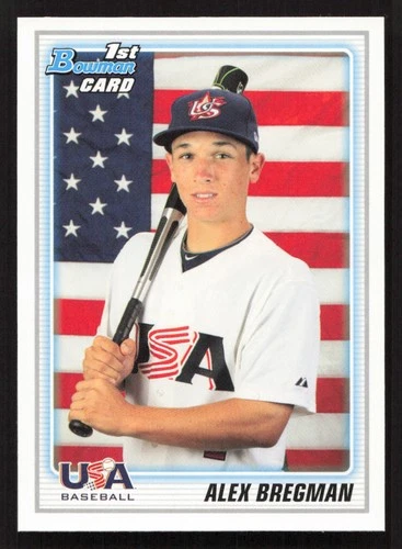 2010 Bowman Draft Picks & Prospects Alex Bregman 1st Paper #BDPP95 - Quantity!
