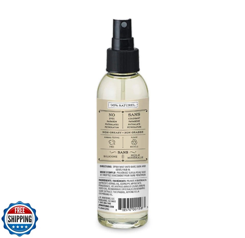 Vaporizador de aceite corporal hidratante natural JR Watkins, leche de coco y miel Foto 2 de 4