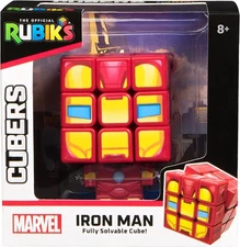 Rubik's Cube, Iron Man Cuber, Marvel Collectible Fidget Toy & Desk Decor