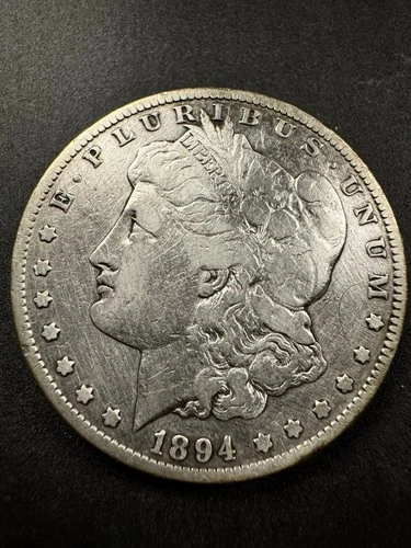1894-S Morgan Silver Dollar $1 –Key Date – San Francisco –Cleaned –Strong Detail