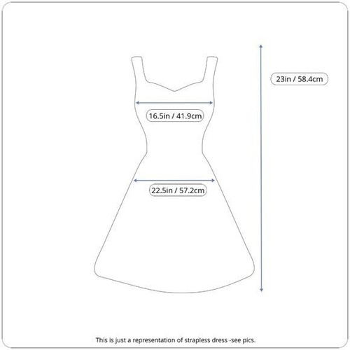 Light in the Box Sz 8 White Lace Overlay Bridesmaid Party Formal Strapless Dress - Picture 2 of 8