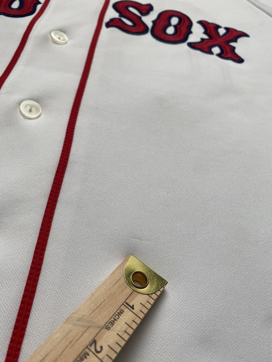 h*3様 レア 【ゲーム実使用 ジャージ】 JASON VARITEK 2008 Jason Varitek #33 Boston Red Sox Majestic Home Jersey Men's