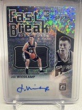 2021-22 Donruss Optic Fast Break Signatures #51 Joe Wieskamp Rookie Auto