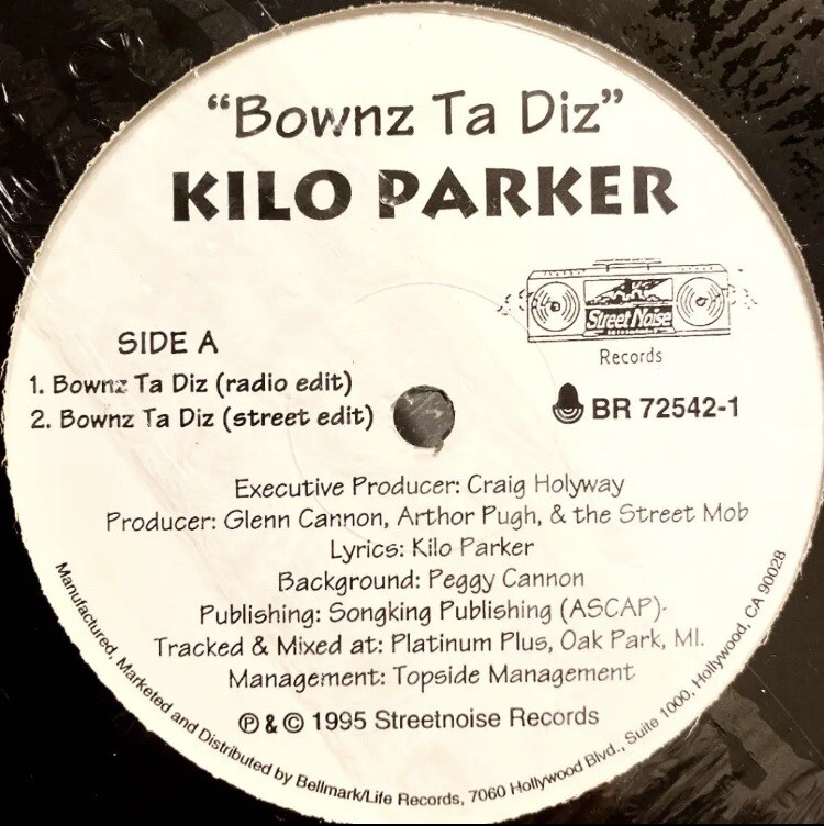 洋楽 kilo parker / bownz ta diz G-RAP G-FUNK KILO PARKER gangsta g-funk very rare vinyl records random