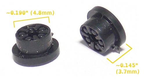 24 BTO New Made Aurora T-Jet Thunderjet HO Slot Car STANDARD Regular Wheels MIX - Picture 2 of 7