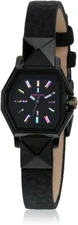 Diesel DZ5300 Analog Three-Hand Leather Black Women's Watch