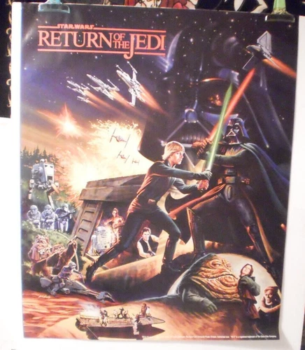 1983 Star Wars Return of Jedi 17x22 double side poster Coca Cola Hi-C ROLLED NEW