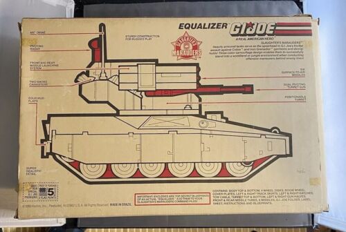 Vintage 1989 G.I. Joe Slaughter's Marauders Equalizer, Box Open, InsideUntouched - Picture 5 of 10