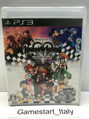 KINGDOM HEARTS 1.5 HD REMIX - SONY PS3 - NEW SEALED NTSC JAP VERSION REGION FREE