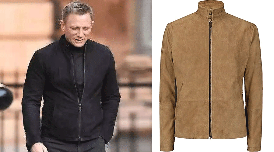 Handmade Spectre James Bond Morocco Matchless Black & Brown Suede
