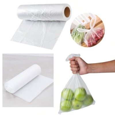 5000 Beutel auf einer Rolle Obst HD Theke Lebensmittel mattiertes Gemüse 9 x 14 x 17