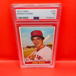 1979 TOPPS #155 DWIGHT EVANS BOSTON REDSOX PSA 7