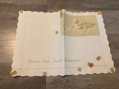 VTG United State Senate Restaurant Placemat
