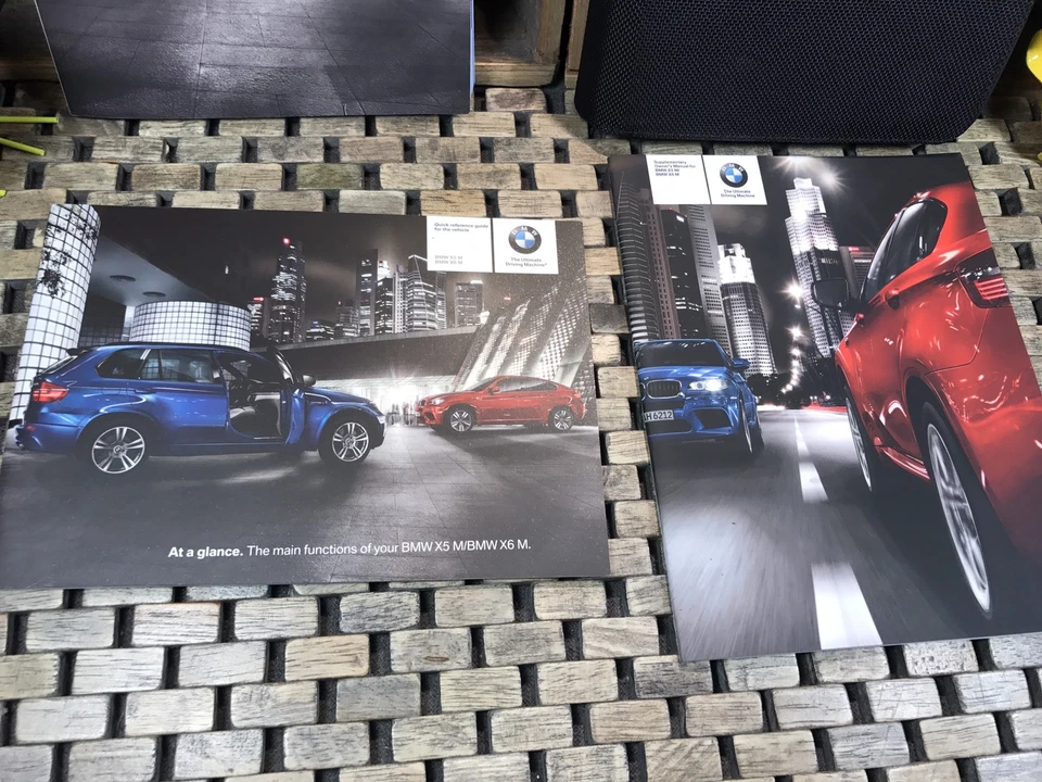 2011 BMW X5M X6M MANUAL DO PROPRIETÁRIO +INFORMAÇÕES DE NAVEGAÇÃO (ATUALIZAÇÃO NOVA COM ETIQUETAS) X5 M X6 M ((COMPRE OeM) - Imagem 2 de 4