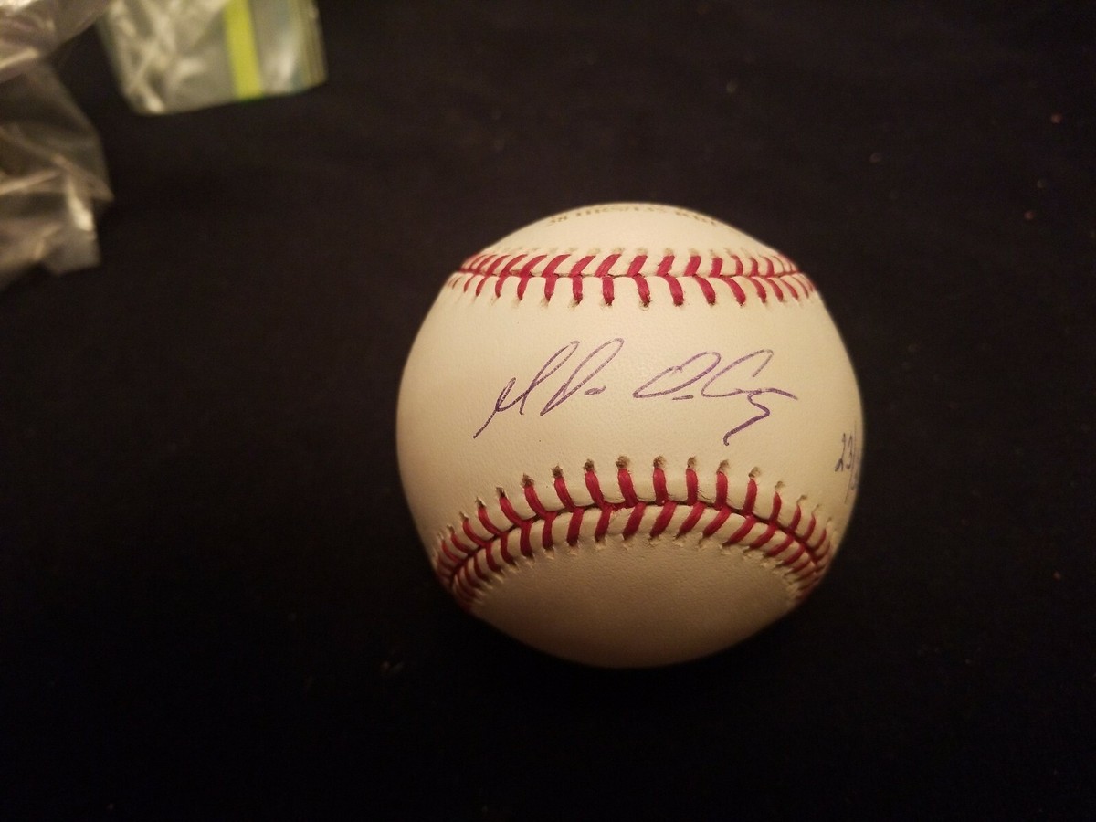 MAGGLIO ORDONEZ AUTHENTIC SIGNED AUTOGRAPHED OML STAT BALL