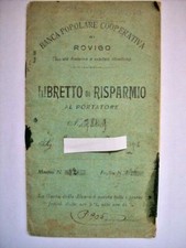 Broszura Banku Oszczędzania Republika Ludowa Spółdzielnia Rovigo 1919