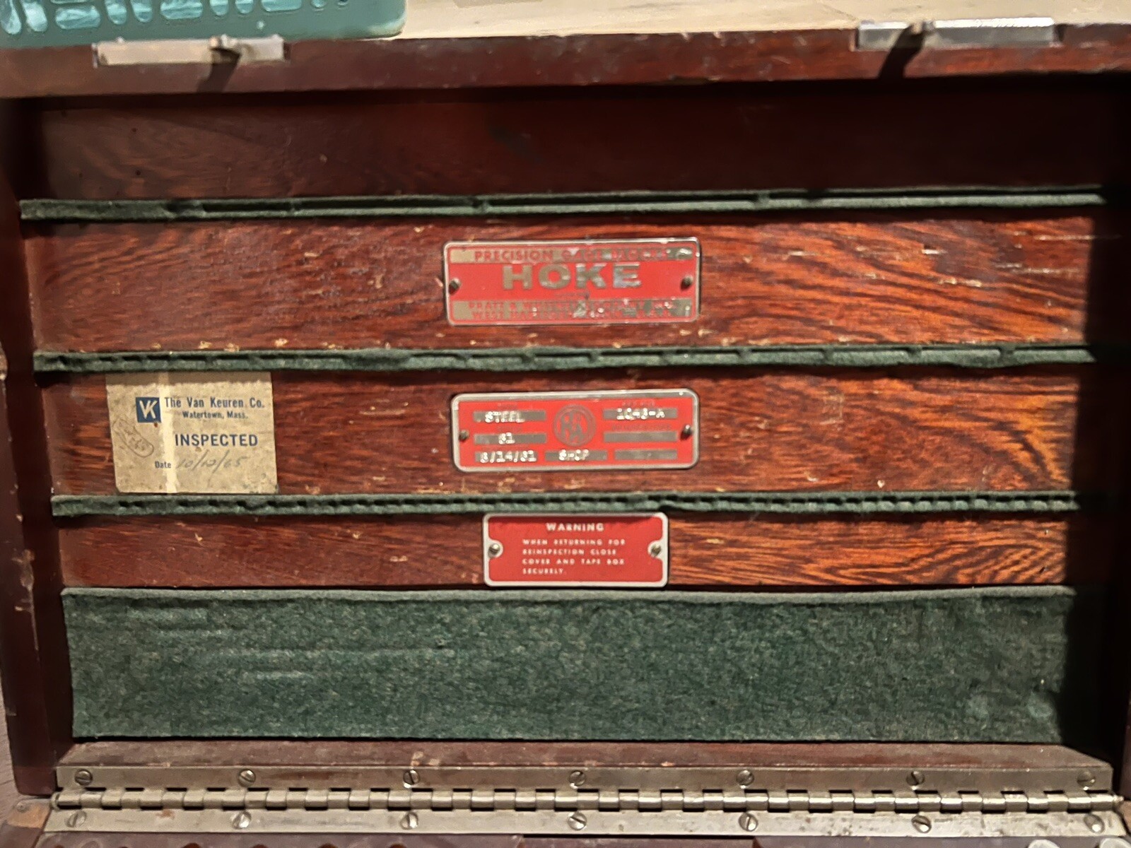 Vintage pre1961 Hoke Precision Gage Block set. Complete. 81 style. eBay