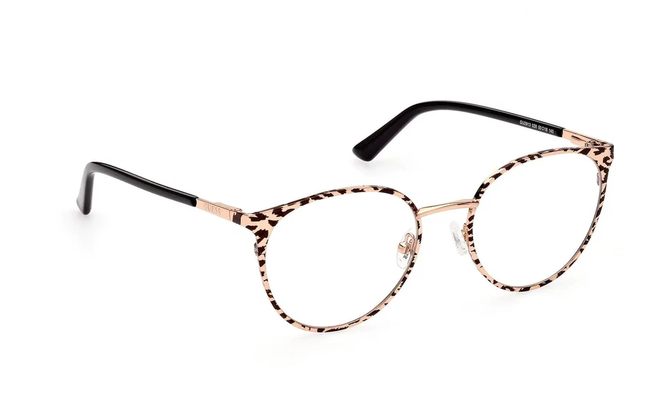 GUESS GU2913 Rose Gold 028 Round Metal Eyeglasses Frame 50-18-140 Petite Fit GU - Image 3 of 4