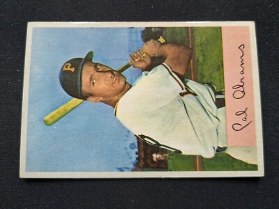 1954 Bowman Baseball Card # 91 Cal Abrams - Pittsburgh Pirates (EX)