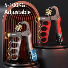 5-100kg Grip Strength Gym Wrist Expander Hand Muscle Strengthener Adjustable
