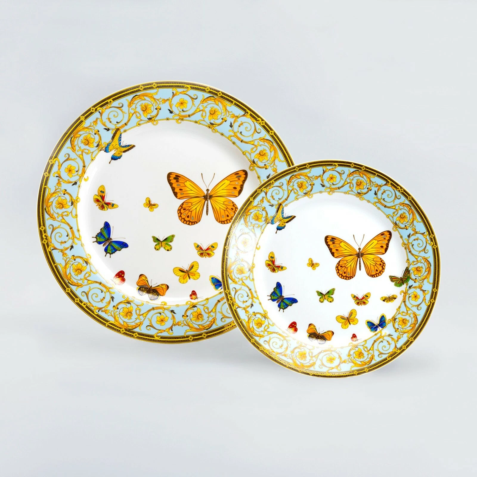 Grace Teaware Butterflies Dessert Plate - Thumbnail 2