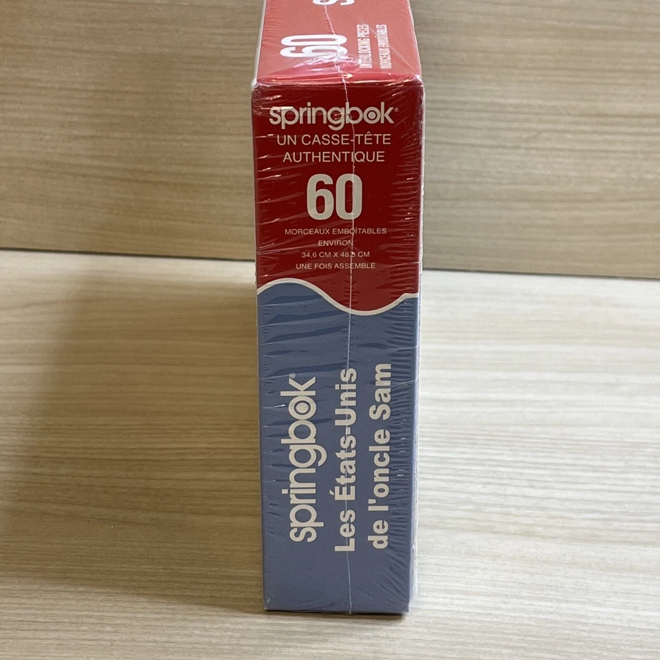 Springbok Uncle Sam's USA 60 件儿童拼图完整儿童拼图 — 第 3/3 张图片