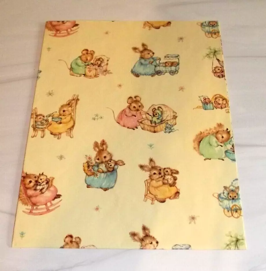 Woodland Animals Wrapping Paper