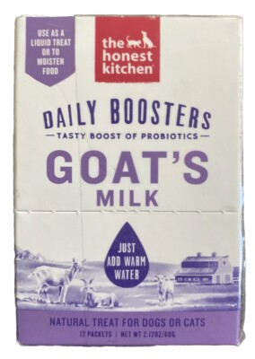 The Honest Kitchen Goat's Milk W Probiotics 2.12 Ounce 12 Pack Cat Dog Treat