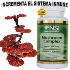 GANODERMA CAPSULAS (4 Potentes Hongos) PARA EL SISTEMA INMUNE 