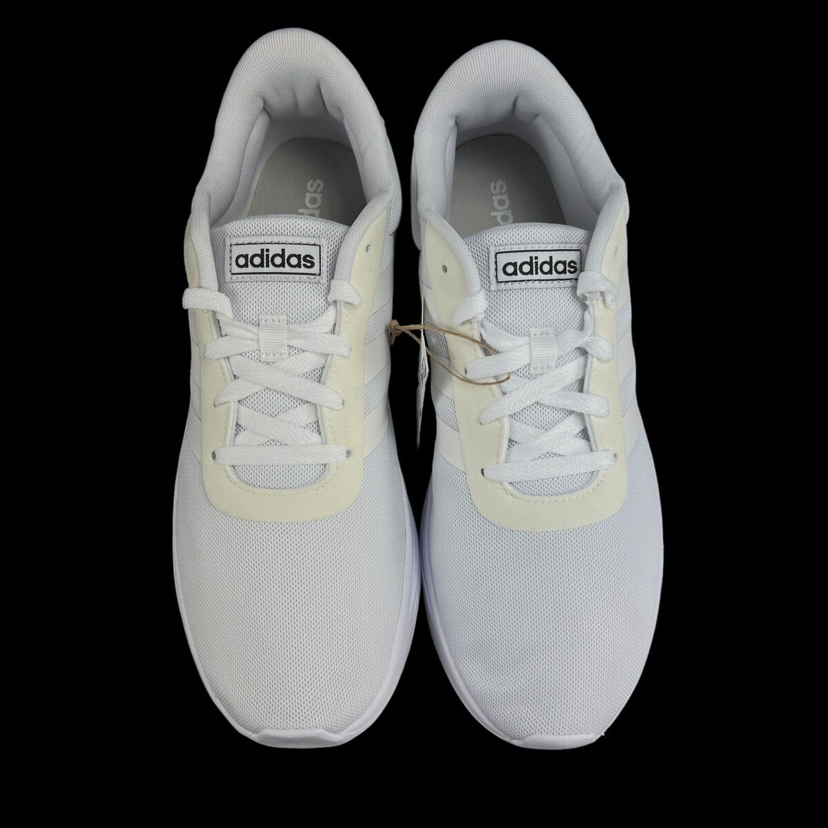 Adidas Lite Racer 2.0 Cloud White Core Black Shoes Men's Adidas Lite Racer 2.0 Cloud White Core Black Shoes Men's